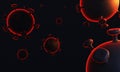 Covid-19 - Coronavirus Red Background