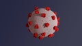 Covid - 19 coronavirus sarc-cov-2 infection pandemic vaccine virus epidemic laboratory medicine cell background 3d rendering