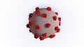 Covid - 19 coronavirus sarc-cov-2 infection pandemic vaccine virus epidemic laboratory medicine cell background 3d rendering