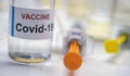 Covid-19 Coronavirus vaccine in a hospital Royalty Free Stock Photo
