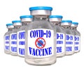 Covid-19, coronavirus outstanding vaccine. Isolated.