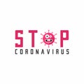 Stop Coronavirus Concept of Icon of Stopping Corona Virus/virus infections prevention methods/vector illustration Royalty Free Stock Photo