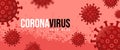 Covid-19 danger virus. Abstract concept dangerous epidemic pneumonia. Background coronavirus for banner, poster, cover. World