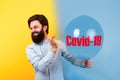 COVID-19 epidemic end Royalty Free Stock Photo