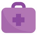 Covid first aid kit, icon Royalty Free Stock Photo