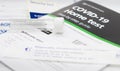 Covid-19 home testing kit for the UK NHS Royalty Free Stock Photo