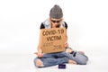 Covid-19 and homeless Royalty Free Stock Photo