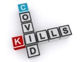 Covid kills word block