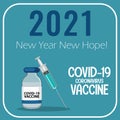 Happy new Year - Covid-19 medicin in 2021