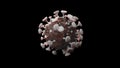 Covid-19 outbreak and coronaviruses influenza background Royalty Free Stock Photo