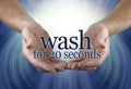 During COVID 19 outbreak we must all wash our hands for 20 seconds