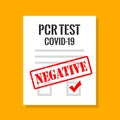 Covid-19 pcr test result