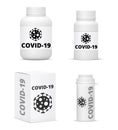 COVID-19 pills bottle