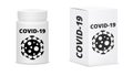 COVID-19 pills bottle