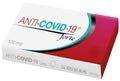 Covid Pills Medicine Fake Drug Package Royalty Free Stock Photo