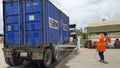 Covid Prevention Container Van Cargo Disinfected by Port Authority