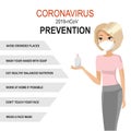 Covid preverntion illustration. What we should do