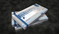 Covid rapid antigen self test pack 3d illustration