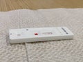 Covid-19 Rapid Serological Test just used with Drops of Blood Royalty Free Stock Photo