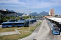 Bus fleet at Alvorada terminal