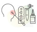 COVID-19 - Regular Rapid Lateral Flow Test Kits - Illustration