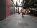 Covid - shopping at empty mall in Singapore