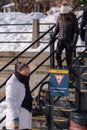 COVID-19 stairway rule at Rideau Canal Skateway