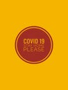 Covid 19 stay home please image coronavirus