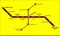Covid -19 Subway Map Royalty Free Stock Photo