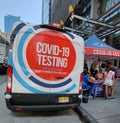 Covid -19 Testing  In NY Royalty Free Stock Photo