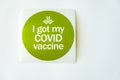 Covid Vaccine Sticker