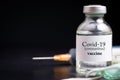 Covid-19 Vaccine Vial Royalty Free Stock Photo