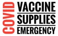 Covid Vaccines Supplies Emergency Text Page News Header