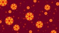 Covid-19 virus and blood cells background