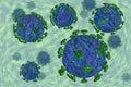 Covid19 Virus Variants Royalty Free Stock Photo