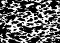 Cow black white texture repeat seamless design background pattern backdrop wallpaper. Vector image illustration