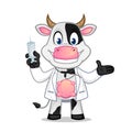 Cow as a vet or doctor