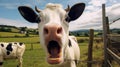 Quirky Visual Storytelling: The Wide-opened Mouth Of A Cow