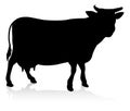 Cow Farm Animal Silhouette