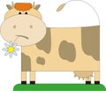 Cow and a flower 2