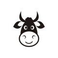 Cow head icon Royalty Free Stock Photo