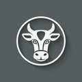 Cow head symbol