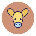 Cow Isolated VectorI con which can easily modify or edit