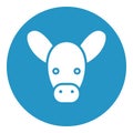 Cow Isolated VectorI con which can easily modify or edit