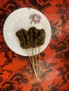 Cow meat sate, sate sapi