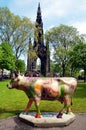 Cow parade sculpture, Edinburgh