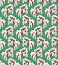 Cow pattern seamless. Cows background. Baby fabric texture