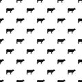 Cow pattern vector Royalty Free Stock Photo