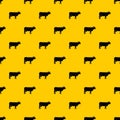 Cow pattern vector Royalty Free Stock Photo