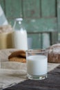 Cow\'s milk, homemade bread and cookies